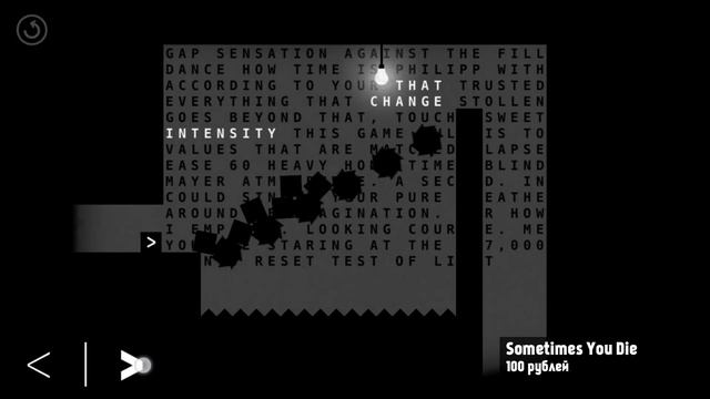SOMETIMES YOU DIE - АТМОСФЕРНЫЙ ПЛАТФОРМЕР ДЛЯ ANDROID смотреть онлайн