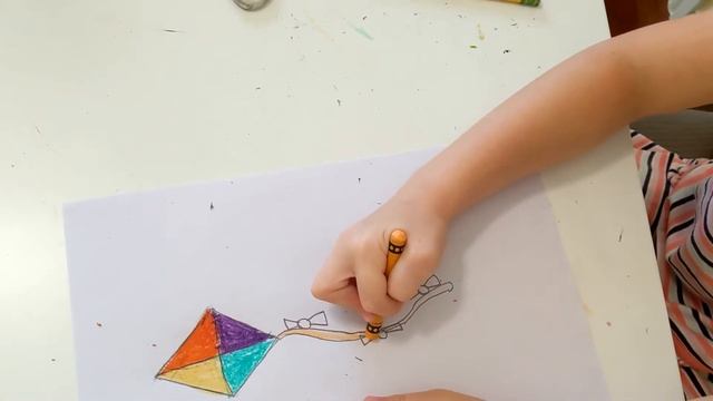 нарисовать воздушный змей смотреть онлайн