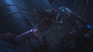 Kerrigan and Artanis Fight with Hybrid (Starcraft 2 Protoss | Unlikely Allies in Ulnar Temple)