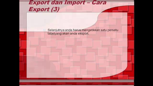 teori7 export dan import data oracle смотреть онлайн