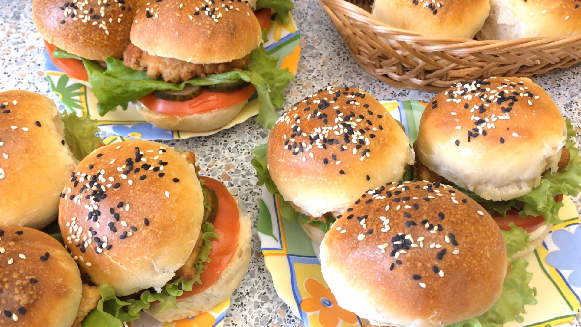 Булочки для бургеров на закваске смотреть онлайн