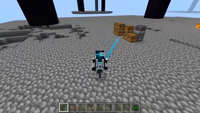 3Д СВЕТОВЫЕ МЕЧИ ИЗ ЗВЕЗДНЫХ ВОИН В МАЙНКРАФТ ПЕ 1.16 1.17 ОБЗОР МОДОВ MCPE смотреть онлайн