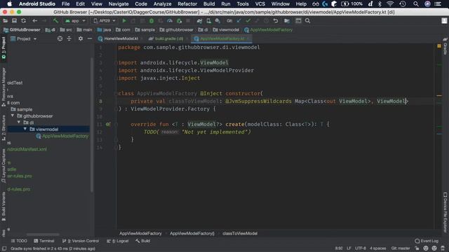 Dagger 2 Deep Dive (18/55) - Injecting a Jetpack ViewModel смотреть онлайн