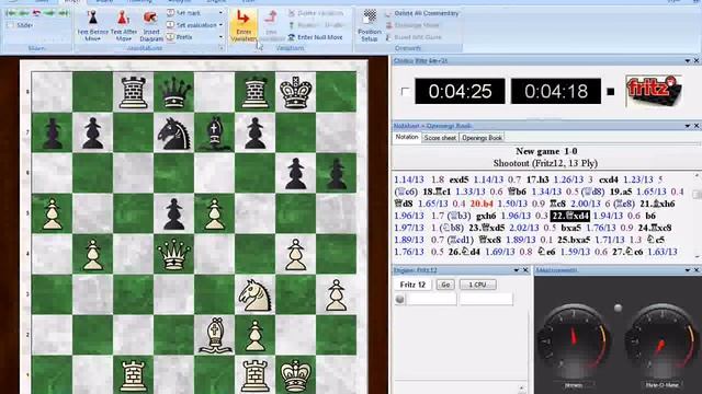 Fritz12 - a quick tour of the new "ribbon" style menus and buttons смотреть онлайн
