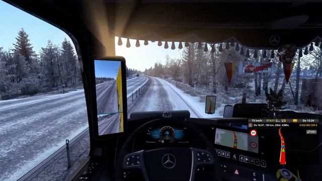 ETS2 ProMods 2.60 + Frosty Winter Weather Mod v9.0 [2001] EURO TRUCK SIMULATOR 2 смотреть онлайн