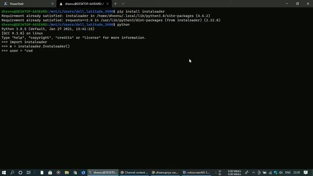 How to download profile pic of an Insta page using PYTHON via Windows/Linux TERMINAL смотреть онлайн