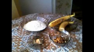 Овсяное печенье с бананом.Постное овсяное печенье.ПП