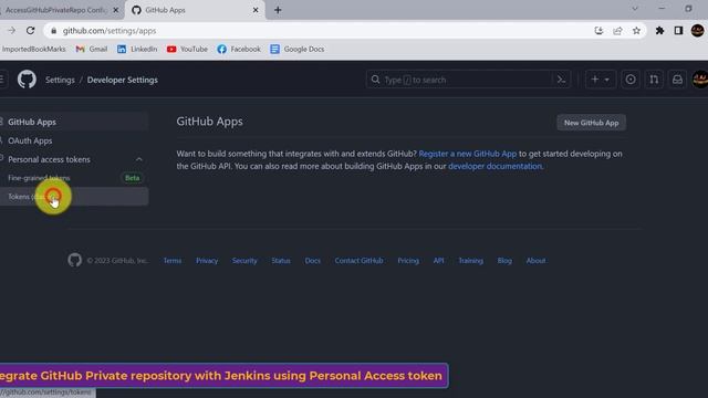 Integrate GitHub Private repository with Jenkins using Personal Access Token | Private Git Repo смотреть онлайн