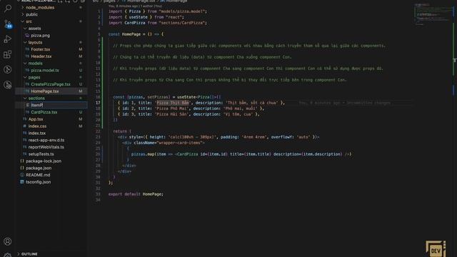 Tự Học React & Typescript #10 - Props смотреть онлайн