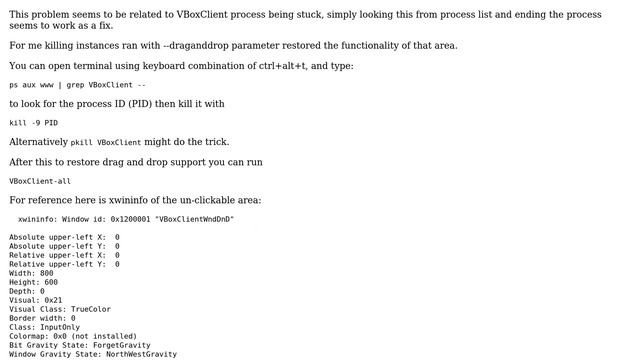 Ubuntu: Virtualbox unresponsive area on desktop смотреть онлайн