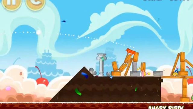 Прохождение Angry Birds на 3 Звезды: Локация 18 Уровни 1-5 смотреть онлайн