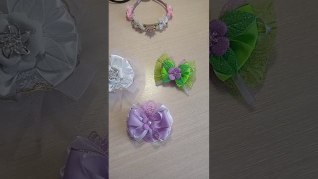 Заколки для волос ручной работы. смотреть онлайн