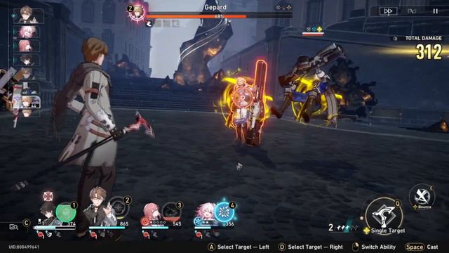 Gepard Boss Fight | Honkai Star Rail смотреть онлайн