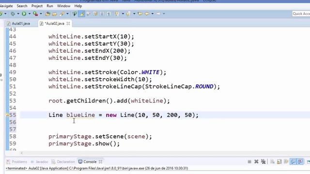 JAVA FX - Aula 02- Lines e Slider - IDE ECLIPSE смотреть онлайн
