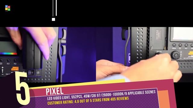 Top 10: Best LED Video Light Kits of 2021 / Videography, Photography, Youtube / RGB, Bi-Color смотреть онлайн