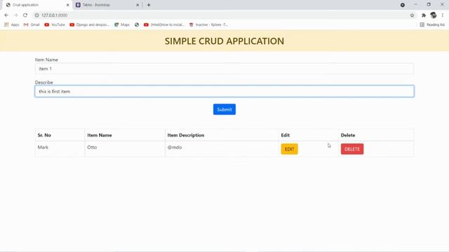CRUD OPERATION IN DJANGO (create,read,update,delete operations in django) смотреть онлайн