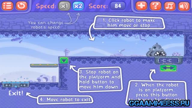 Игра Robot Go Home онлайн смотреть онлайн