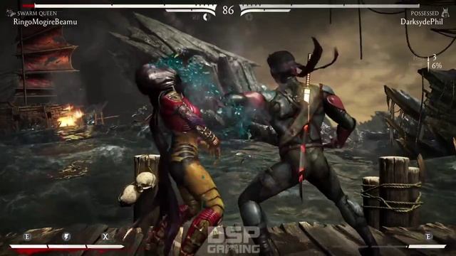 Mortal Kombat X 1st MP Matches pt11 - Kenshi (vs 170-win player) смотреть онлайн