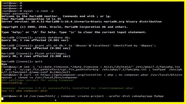 How To install CakePHP with Nginx Web Server on Ubuntu 18 04 смотреть онлайн