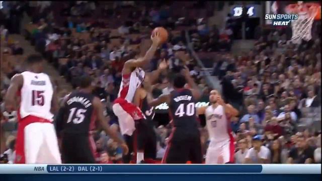 Jonas Valanciunas dunks on LeBron James смотреть онлайн