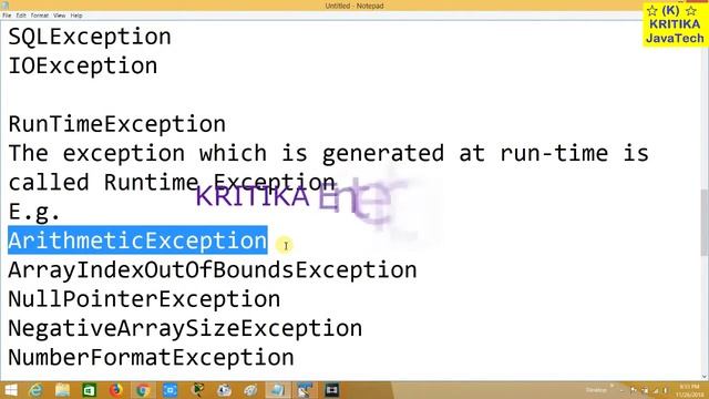 Exceptions Handling in Java| Java Exception Handling| Exception in Java смотреть онлайн