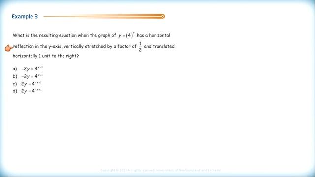 Math 3200 - Ch.7 Sec.7.2 - Transformations of Exponential Functions смотреть онлайн