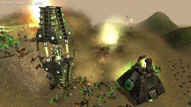 NEW NECRONS ARMY vs Orks! - Unification Mod v6.9 | Warhammer 40K: Dawn of War: Soulstorm смотреть онлайн