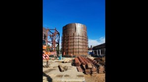 Монтаж  резервуара V1000 м3