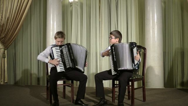Чешский народный танец. Полька «Танцуй». Исполняет дуэт: Черевань Артур, Еремин Серафим смотреть онлайн