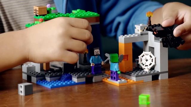 LEGO Minecraft Заброшенная шахта 21166 смотреть онлайн