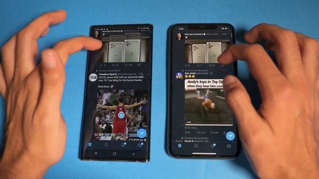 iPhone 11 Pro Max vs Samsung Galaxy Note 10 Plus - Speed Test! (SURPRISE ?) смотреть онлайн
