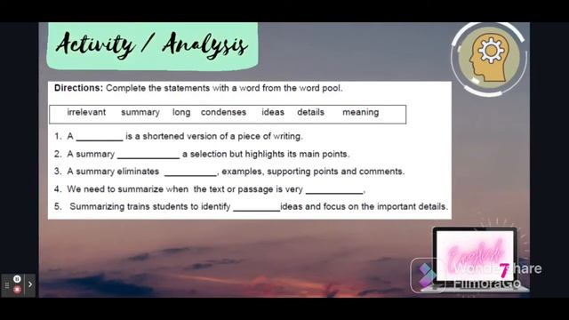 Summarizing Key Information (Quarter 2 - Module 5) #FilmoraGo -2022-02-15 10:24:28 смотреть онлайн