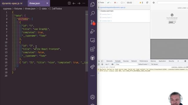 Dynamic Tests From Cypress.io Fixture File смотреть онлайн
