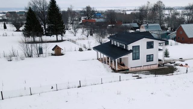 Готовый загородный дом "Белуха" из клеёного бруса от компании Правильный брус. смотреть онлайн