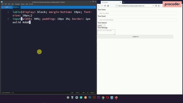 CSS Tutorial for Beginners in Bangla | CSS Form Style | Part 18 смотреть онлайн