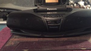Panasonic RX-DT 75. Доп коррекция НЧ +6дб. Проверка звучания