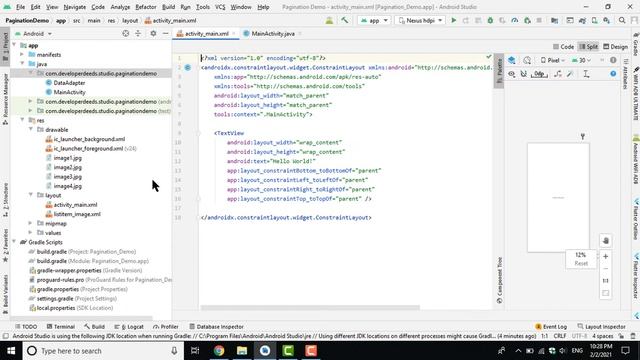How to do Pagination with Recyclerview in Android App | Android Studio смотреть онлайн