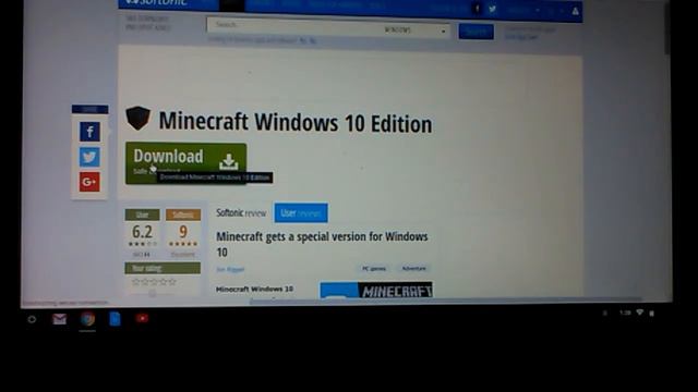 Minecraft windows edition for CHROMEBOOK!? (MUST WATCH) смотреть онлайн