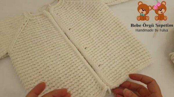 Polar Kapşonlu Hırka Yapımı