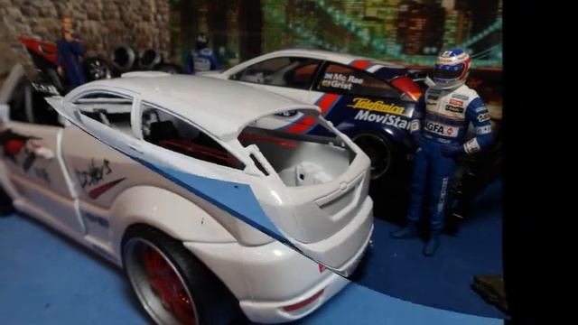 custom made ford focus WRC Burago 1:18 diecast model смотреть онлайн