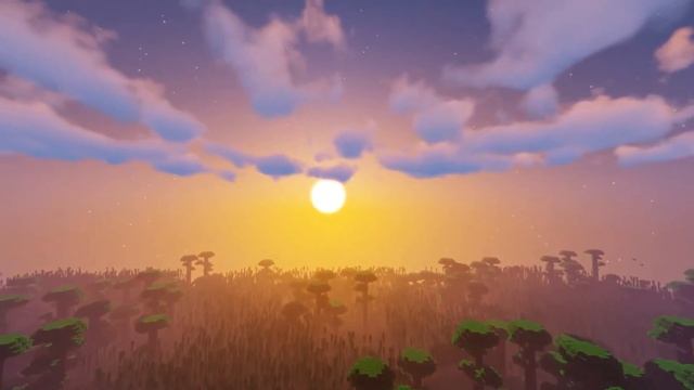 Red sun in the sky Minecraft version - Minecraft版本中的紅色太陽 смотреть онлайн