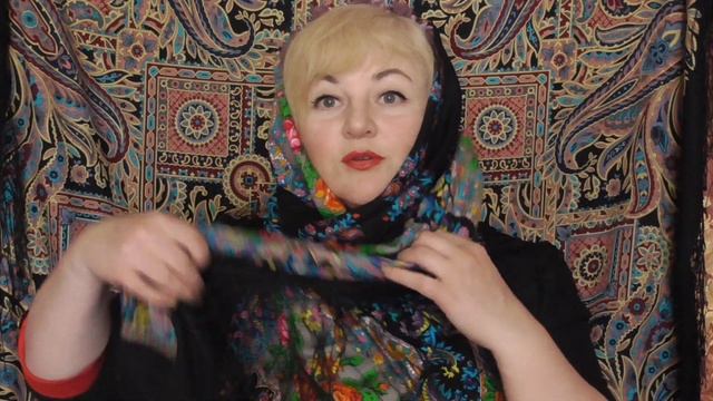 Принимать по капле и закусить "пряником"....Часть 4????? #павловопосадская#шаль#платок#примерки смотреть онлайн