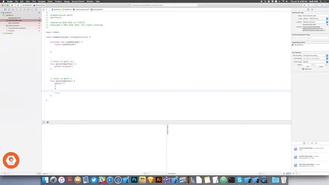 Print multi-line string in Swift 4 смотреть онлайн