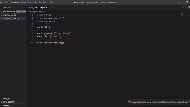 Digital Clock in Python | Digital clock using Tkinter Python With Source Code|Python Projects смотреть онлайн