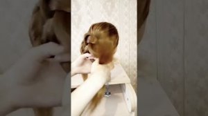 ?? СУПЕРЛЕГКАЯ ПРИЧЕСКА ЗА МИНУТУ? Красивый пучок на свадьбу, на выпускной?Быстрая прическа в школу