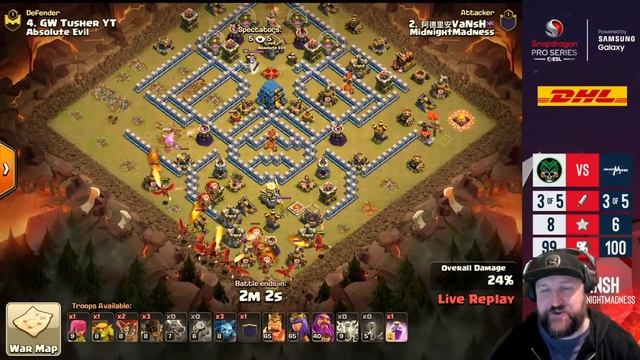 Marinaul BACK at TOWN HALL 12! Snapdragon Pro Series FINALS | Clash of Clans Esports смотреть онлайн