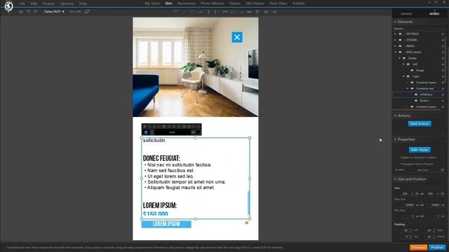 Tutorial: 3DVista Dual Skins