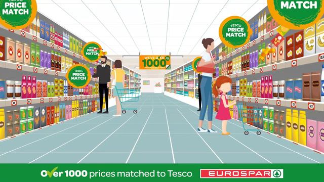 EUROSPAR Tesco Price Match - 1000 More Reasons