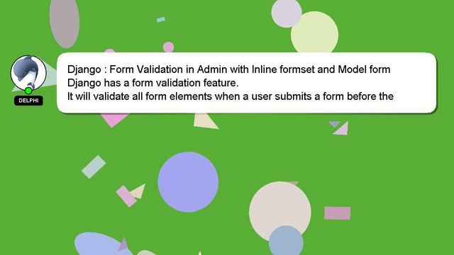 Django : Form Validation in Admin with Inline formset and Model form смотреть онлайн