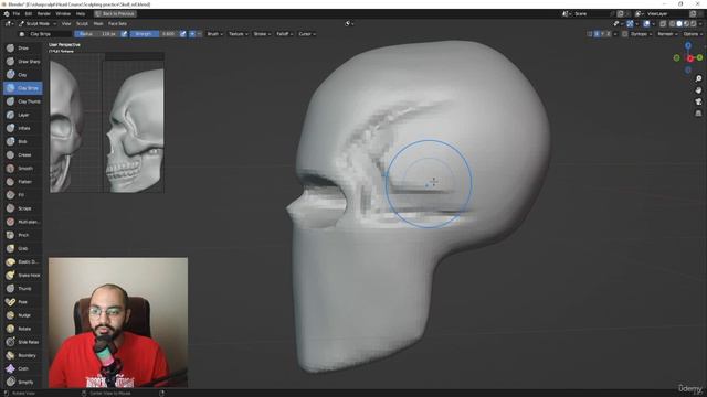 4. Sculpting Skull Level 2 смотреть онлайн